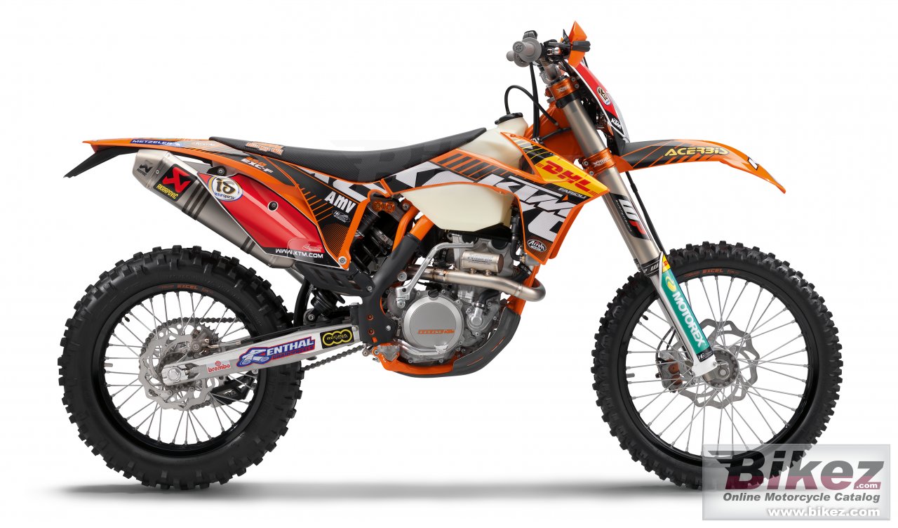 Big KTM 350 f exc factory picture and wallpaper from Bikez.com
